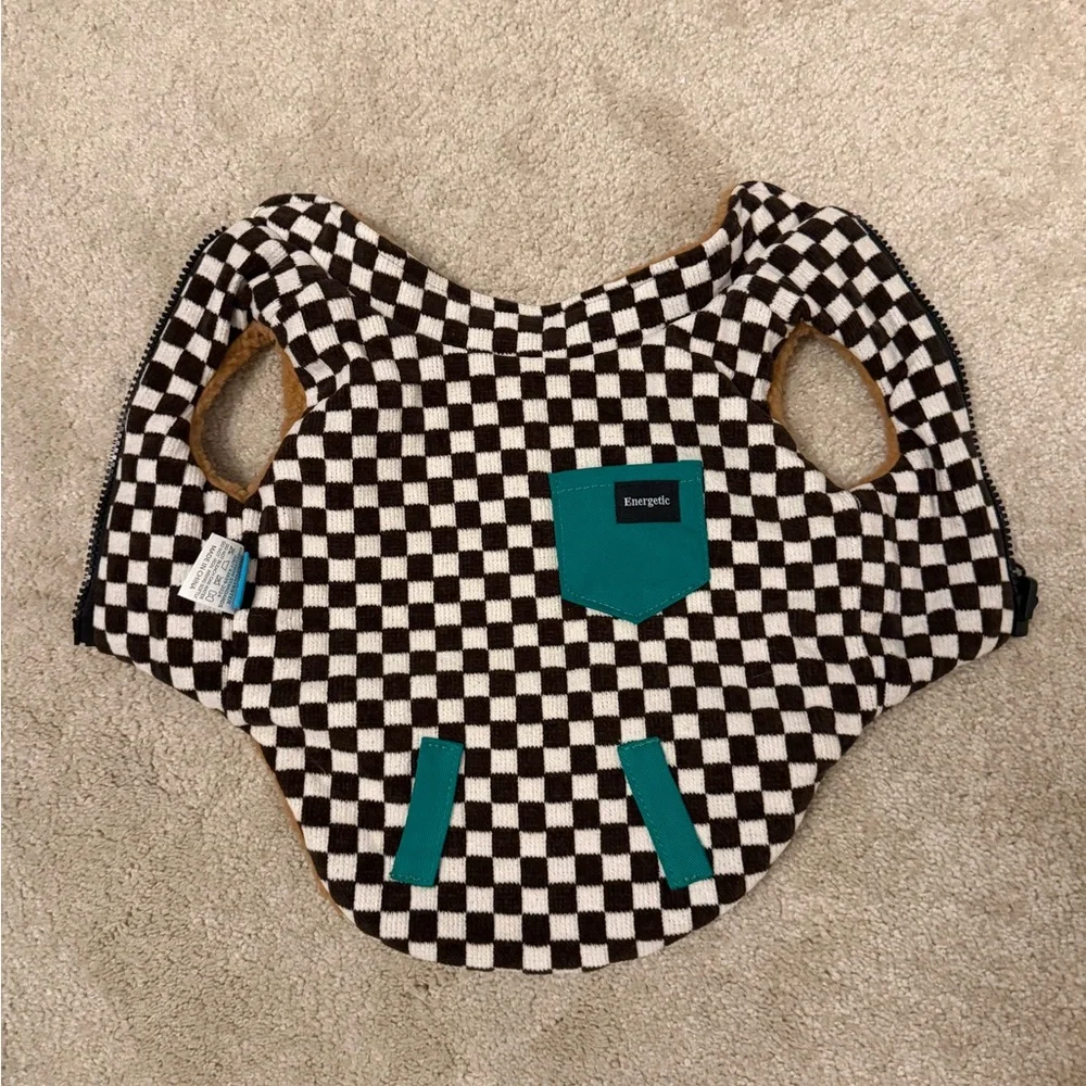 Reversible Checkered Dog Vest